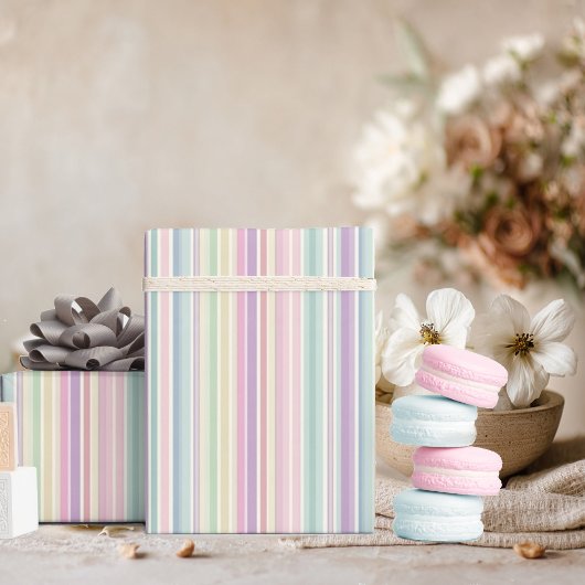 regenboog streep achtergrond cadeaupapier