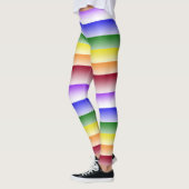 Regenboog Streep Leggings (Links)