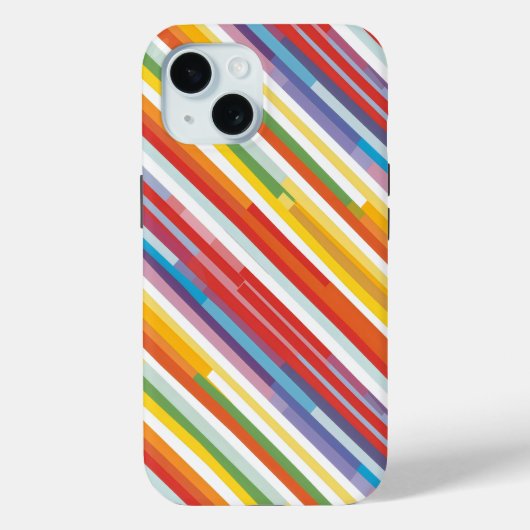 Regenboog streep werveling Case-Mate iPhone case (Achterkant)
