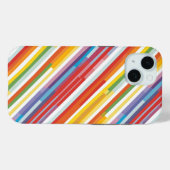 Regenboog streep werveling Case-Mate iPhone case (Achterkant (horizontaal))