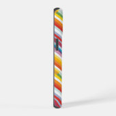 Regenboog streep werveling iPhone 15 case (Rechterkant)