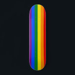 Regenboog strepen Aangepast Persoonlijk Skateboard<br><div class="desc">Regenboogstrepen Aangepast skateboard</div>