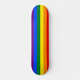 Regenboog strepen Aangepast Persoonlijk Skateboard