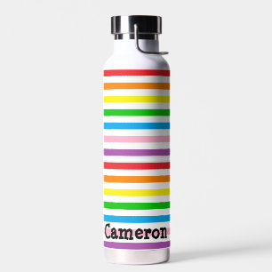 Regenboog Strepen Aangepast Waterfles