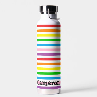 Regenboog Strepen Aangepast Waterfles