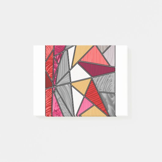 Regenboog Strepen Abstract Design Post-it® Notes (Voorkant)