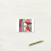 Regenboog Strepen Abstract Design Post-it® Notes (Op bureau)