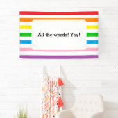 Regenboog Strepen! Banner (Insitu)