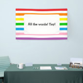 Regenboog Strepen! Banner (Beurs)