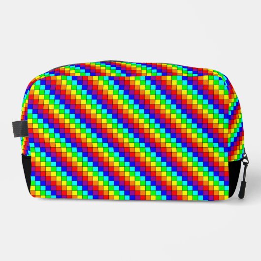 Regenboog strepen - Dopp Kit Toilettasje (Voorkant)