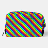 Regenboog strepen - Dopp Kit Toilettasje (Achterkant)