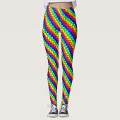 Regenboog Strepen - Leggings (Voorkant)