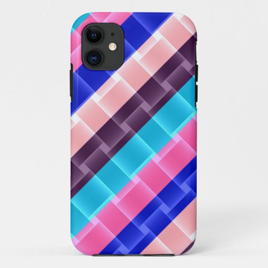 Regenboog strepen modern design Case-Mate iPhone case (Achterkant)