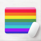 Regenboog Strepen Muismat (Met muis)