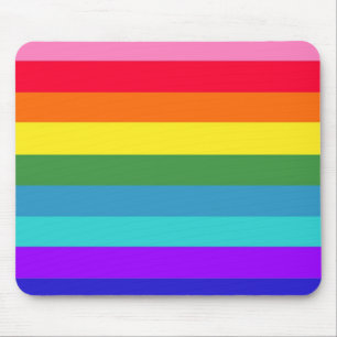 Regenboog Strepen Muismat