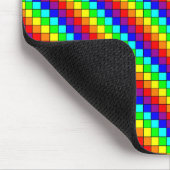 Regenboog Strepen - Muismat (Hoek)