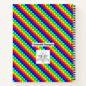 Regenboog Strepen - Notitieboek (Achterkant)
