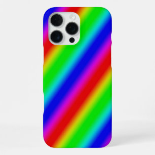 Regenboog Strepen - Patroon iPhone 16 Pro Max Hoesje