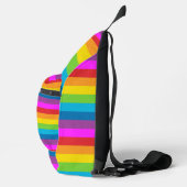 Regenboog Strepen Patroon Sling Bag (Rechts)