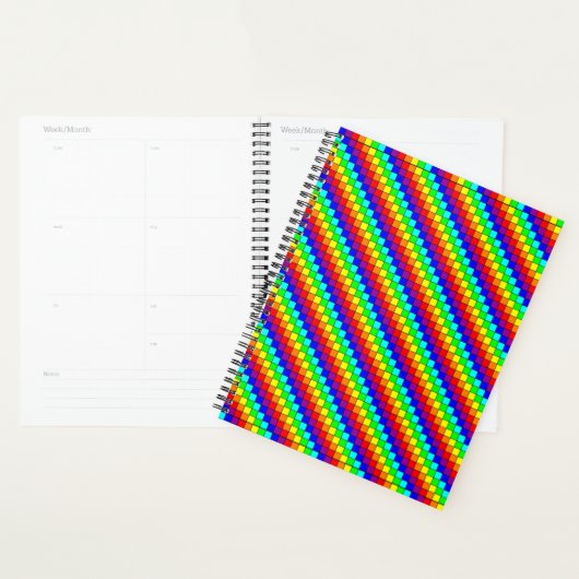 Regenboog strepen - Planner (Display)
