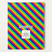 Regenboog strepen - Planner (Achterkant)