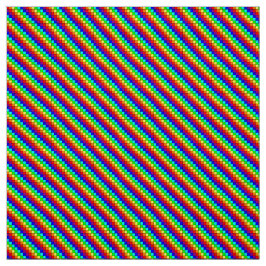 Regenboog Strepen - Polyester Poplin Stof