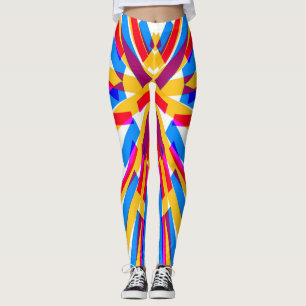 Regenboog strepen "Ratti_Creative_Arts" Leggings