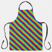 Regenboog Strepen - Schort (Voorkant)