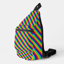 Regenboog Strepen - Schoudertas
