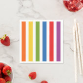 Regenboog Strepen  Servet (Insitu)