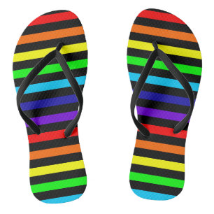 Regenboog Strepen Slippers Teenslippers