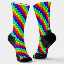 Regenboog Strepen - Sport Sokken