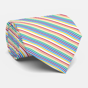 Regenboog Strepen Stropdas