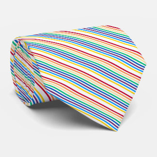 Regenboog Strepen Stropdas