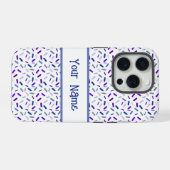 Regenboog Strooideeltjes Butch Lesbische Pride Vla iPhone Hoesje (Achterkant horizontaal)