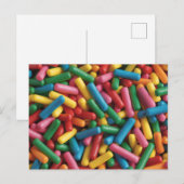 Regenboog Strooisel Briefkaart (Voorkant / Achterkant)
