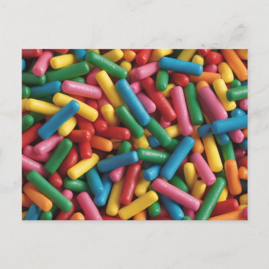 Regenboog Strooisel Briefkaart (Voorkant)