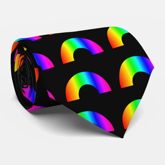Regenboog Stropdas (Opgerold)