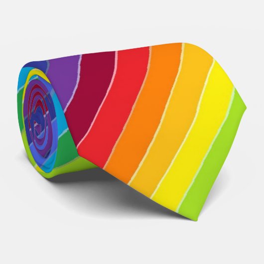 Regenboog Stropdas (Opgerold)