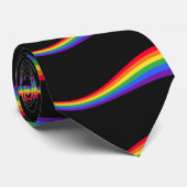 Regenboog Stropdas (Opgerold)