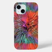 Regenboog Supernova Fractale Kunst Case-Mate iPhone Case (Achterkant)