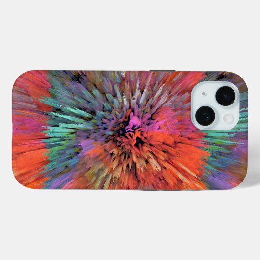 Regenboog Supernova Fractale Kunst Case-Mate iPhone Case (Achterkant (horizontaal))