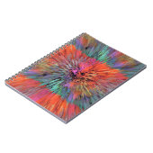 Regenboog Supernova Fractale Kunst Notitieboek (Linkerzijde)