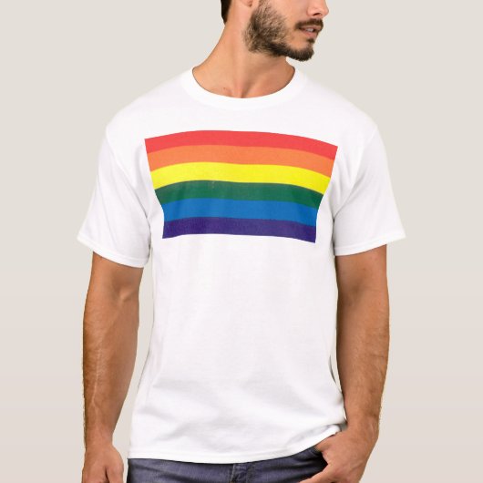 regenboog t-shirt (Voorkant)