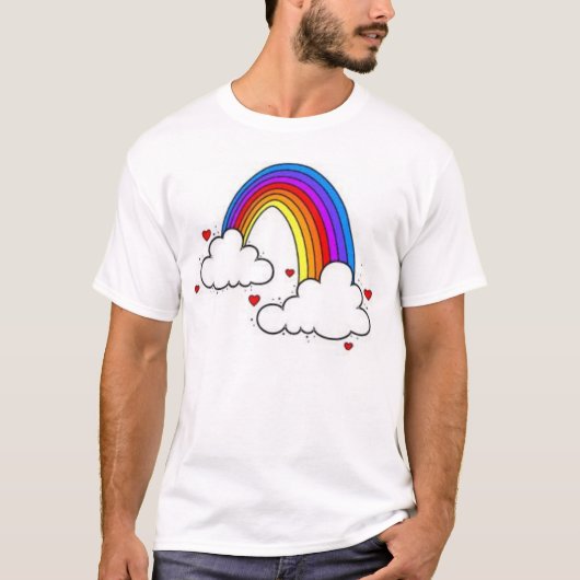 Regenboog T-shirt (Voorkant)