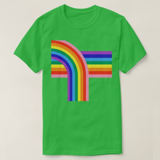 regenboog t-shirt (Design voorkant)