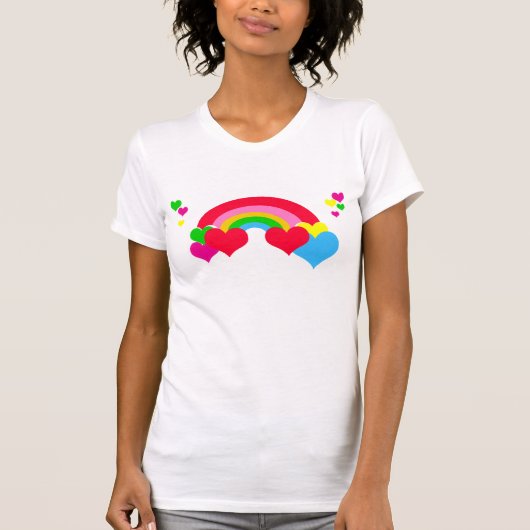 regenboog t-shirt (Voorkant)