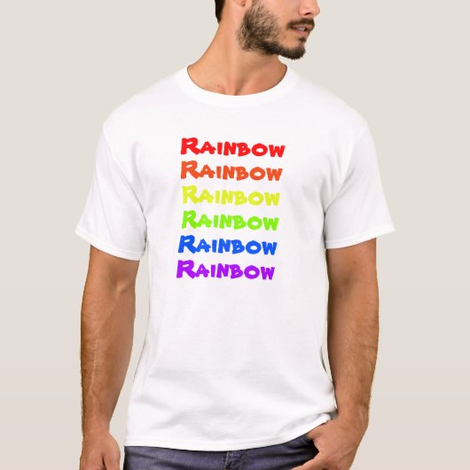 Regenboog T-shirt (Voorkant)