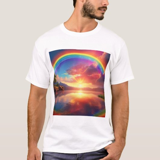 Regenboog T-shirt (Voorkant)