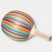 Regenboog Tafeltennisbatje (Zijkant)